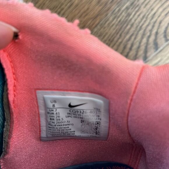 Nike Kyrie 7 Midnight Navy Blue Green Basketball Shoes Sneakers - Picture 7 of 9